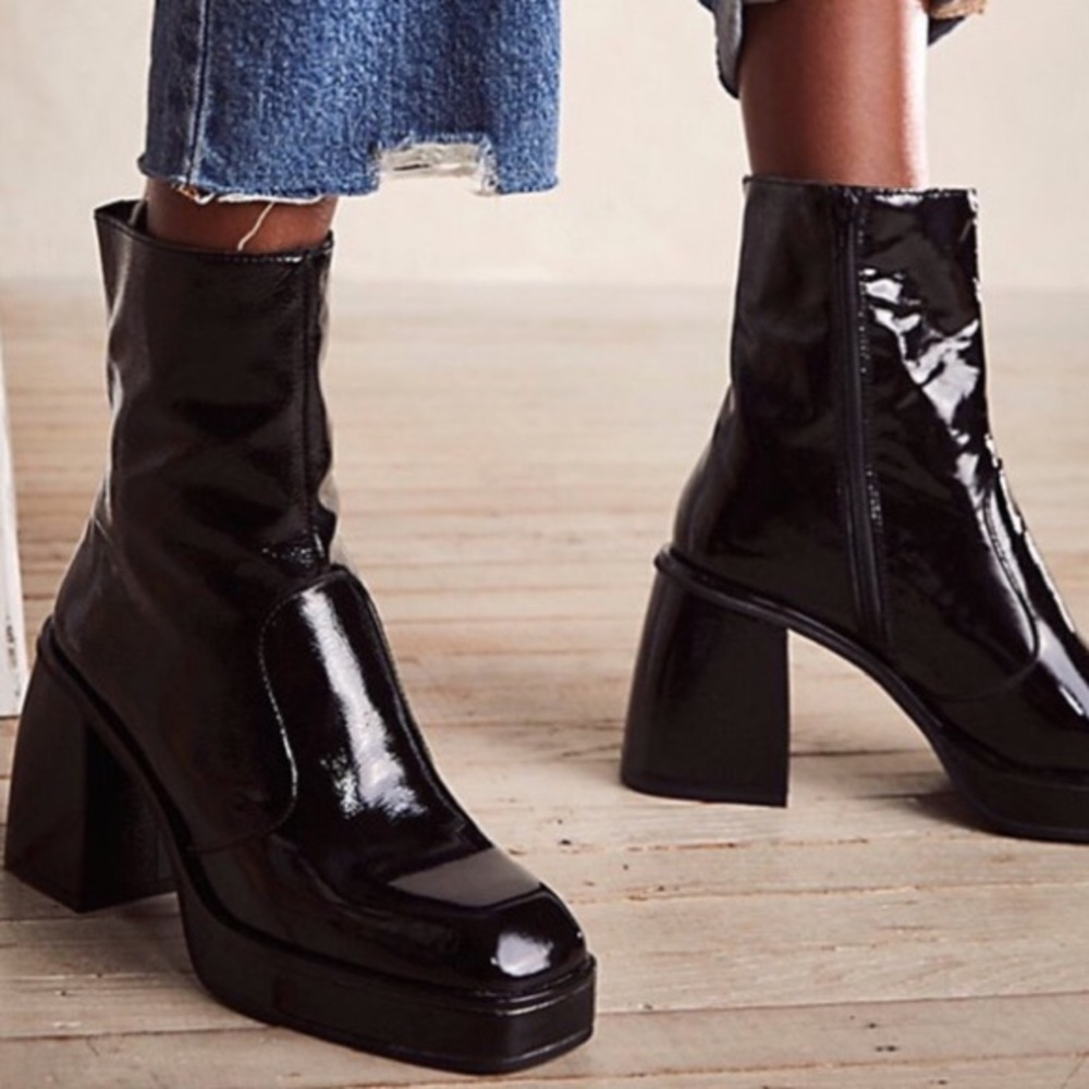 “NEW” Free People Ruby Shine Platform Boot